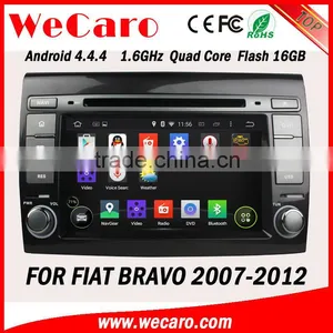Wecaro Touch Screen WIFI 3G Car Dvd Player for Fiat Bravo Android 4.4 Radio Gps Navigation Multimedia System 2007 -2012 thumbnail-1