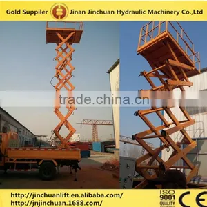 High Quality Hydraulic Vehicle Mounted Scissor Lift Platform/truck Mounted Scissor Lift LHSJCC0.3-10 thumbnail-4
