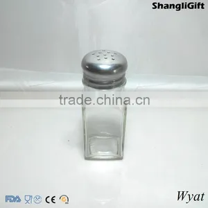 Wholesale Square Glass Condiment Jars 80ml 3oz thumbnail-1