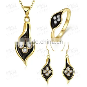 2015 18K Gold Full Jewelry Set For Women thumbnail-1