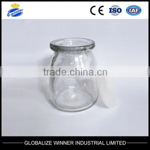 100ml Pudding Bottle With Plastic Cap,glass Bottle Dessert Bottle thumbnail-4
