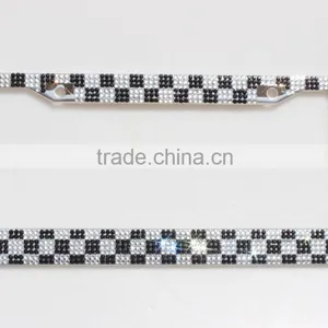 Bling Diamond License Plate Frame Custom thumbnail-3