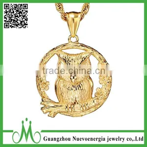 Stainless Steel Gold Plating Jewelry Pendants Charms Animal Jewelry Pendant thumbnail-1