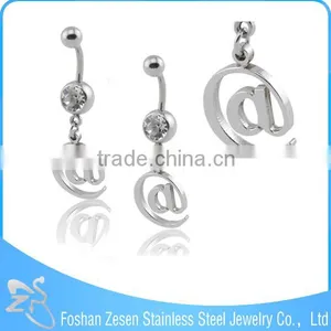 Fashionable Design Nickel Free Wholesale Hanging Fox Racing Belly Button Rings thumbnail-3