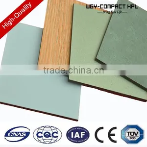 China Whole Sale 6mm Gloss Surface Good Intensity Hpl Laminate White Board thumbnail-3