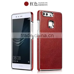 Orignal Icarer Gold Series Real Leather Back Cover for Huawei P9 Anti Shock Luxury Genuine Leather Case MT-5766 thumbnail-5