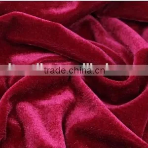 Factory Wholesale Pleuche Plain Dyed Blackout Curtain Fabrics thumbnail-1