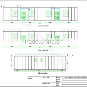 Fireproof Rock Wool and EPS Sandwich Panel Fast Assembling Prefab House thumbnail-2