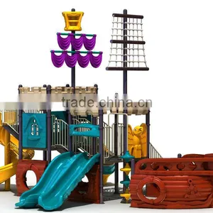 Pirate Ship Commercial Kids Outdoor Plastic Playground Equipment LE.HC.002 thumbnail-2