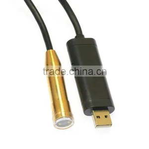 10M USB Cable Length Classic Copper Head Industrial Endoscope 14.5mm Lens USB Endoscope 4 LED IP67 Waterproof Camera Endoscope thumbnail-4