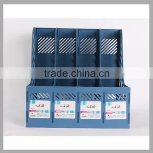 Foldable Document Shelf Cubbyhole Magazines Rack Desk Organizer File Holder thumbnail-2