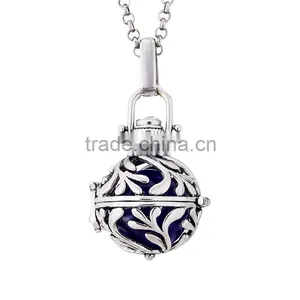 OEM Gold Filigree Cage Pregnancy Necklace thumbnail-3