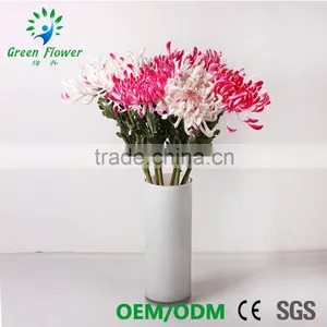 2016 Wholesale Multicolor Latex Artificial PU Flowers Chrysanthemum Real Touch Bouquet Wedding Bridal Decor Display Flower thumbnail-2