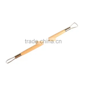High Quality Professional Wood Handle Pottery Clay Modeling Clay Tools thumbnail-2