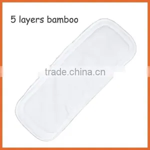 Organic Bamboo Cotton Insert For Baby Cloth Diaper thumbnail-2