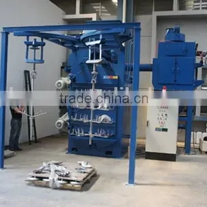 Welding Parts Hook Type Deflashing and Cleaning Sand Blasting Machine thumbnail-6