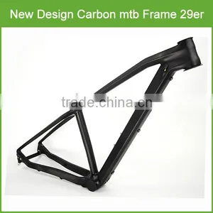 OEM Logo Customized Paint Carbon Fiber Super Light Bike Frame / Chinese Carbon Bicycle Frame 29er thumbnail-1