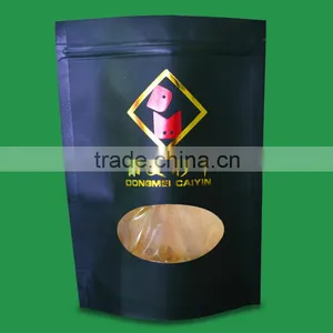 18x25.5 Printed Kraft Paper Bag With Zipper Recyclable Paper Plastic Bag New thumbnail-6
