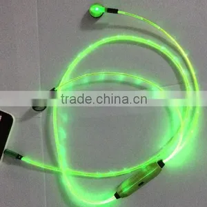 2015 Newest Led Light Flashing Glowing Earphones With Light up thumbnail-2