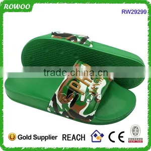 New Design Men Bathroom Slippers Soft Customized Logo Slides Indoor Flat Sandals thumbnail-3