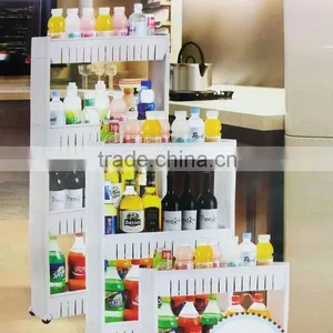 New Arrival High Quality Plastic Storage Shelf 4 Layer Storage Shelves thumbnail-2