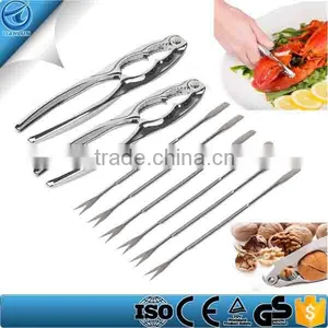 8-Pieces Seafood Tool Kit With Lobster Crackers And Forks Set thumbnail-1