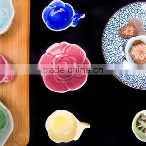Rose Shape Ceramic Small Dishes HY167402 thumbnail-1