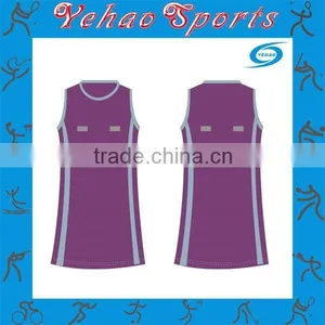 Purple Netball Dress With Hook and Loop for Sale thumbnail-1