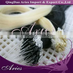 Best Quality Remy Micro Loop Ring Hair Extensions thumbnail-2