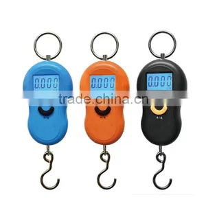 Blue Orange Black Color Cute Design Smile Face Hanging Mini Digital Luggage Scale Electronic Weighing Scale Gram Electronic Lugg thumbnail-1