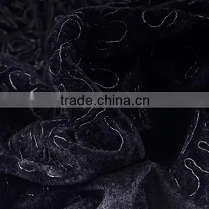 Excellent Quality Velvet Cord Crochet Lace African Velvet Lace Fabric thumbnail-3