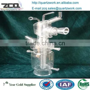 Customized Quartz Glass Lab Equipment Fused Silica Reactor For Sale thumbnail-3