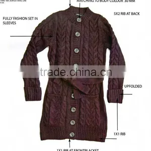 Sweater- Ladies Cardigan thumbnail-1