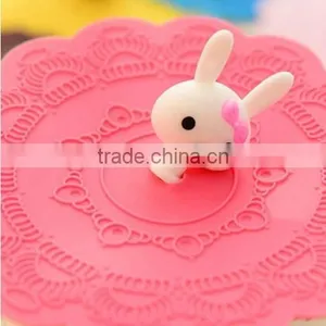 Hot Selling Delicate 100% Safe Food Grade Silicone Cup Lid,silicone Coffee Cups Cover thumbnail-5