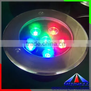 HOT!!!Round RGB Aquarium LED Lighting, 6W LED Aquarium Lighting,Marine LED Underwater Lights thumbnail-1