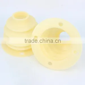 KS 3 Layers Yellow Flange Oil Bellows With Holes Warp Knitting Machine Spare Parts thumbnail-2