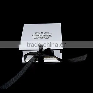 Luxury Custom High Gloss White Paper Cardboard Box Packaging for Candle thumbnail-5