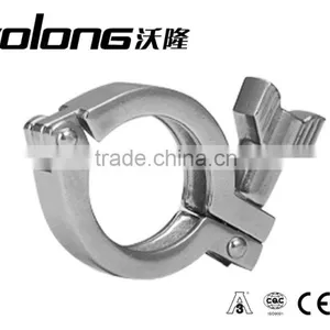 Stainless Steel Sanitary Quick Release Pipe Clamps thumbnail-1