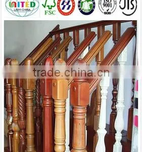 Red Oak Handrail Round Handrail Bracket thumbnail-2