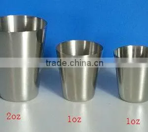 1oz/2oz Stainless Steel Shot Glass, Wine Glass thumbnail-1