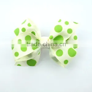 Polka Dot Grosgrain Ribbon Bows thumbnail-3