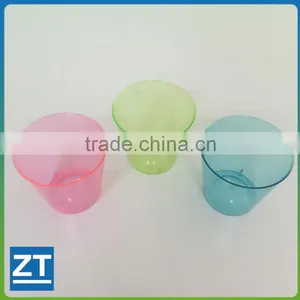 Disposable Plastic Shot Glass 1-oz Pink&Blue&Green Quality Choice thumbnail-1