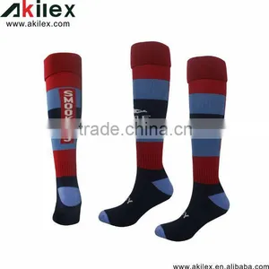 2016 Fashion Stripe Unisex Sockings Football Socks Long Soccer High Knee Sports Colorful Cotton Socks thumbnail-3
