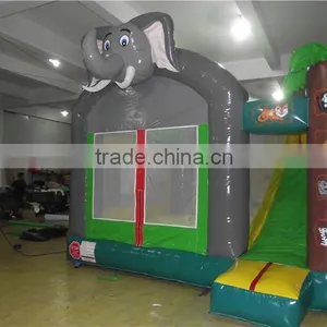 Lanqu Elephant Inflatable Bouncer Bounce n Party for Sale thumbnail-3