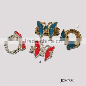 Butterfly Stretch Alloy Rings thumbnail-1