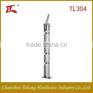 Exterior Stainless Steel Cable Railing With Galvanized Carbon Steel Handrail and Baluster thumbnail-1