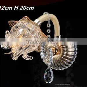 Crystal Living Room Wall Sconces .Crystal Wall Lamp .K9 Crystal Wall Light With 1 Light thumbnail-1