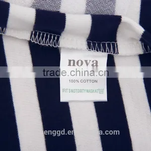 (F4289) Nova t Shirts Striped Girl Clothes 2-6Y Fashion Fancy Clothes Animal Applique Manufacturer T-shirts Children t Shirt thumbnail-5