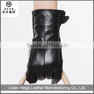 2016 Hot Selling High Fashion Ladies Leather Gloves thumbnail-1