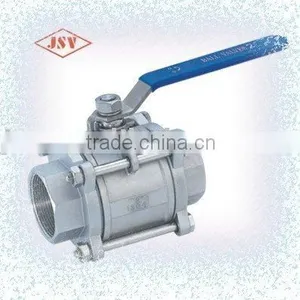 3pc API Stainless Steel Ball Valve thumbnail-1